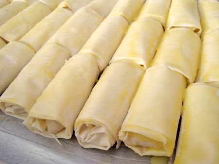 Håndlavede forårsruller