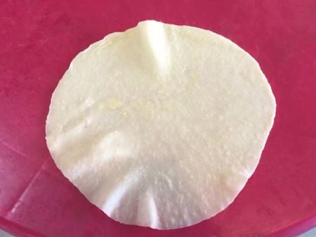 El yapımı unlu Tortilla