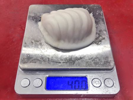 Har Gow 40g, 70mm hosszú és 45mm széles