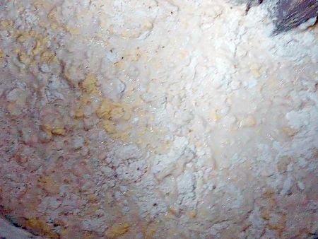 Der blev dannet klumper af mel før ANKO's justeringer