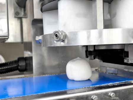 Mochi Ice Cream made with ANKO SD-97W Automatic Encrusting and Forming Machine