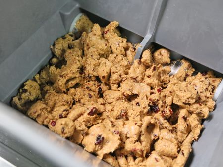 Or cookie dough with raisins