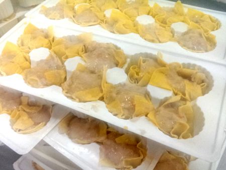 Perfekt geformte Siomay