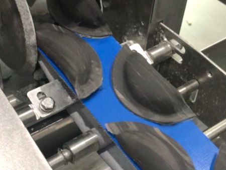 Puikiai formuoti kalmarų koldūnai po ANKO recepto korekcijų.