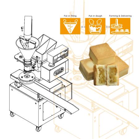 ANKOs automatische Produktionslinie für Ananaskuchen wird für den Start einer neuen Produktlinie für einen Kunden aus Fidschi eingerichtet.