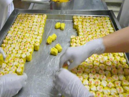 Siew Mai er korrekt formet og klar til anretning og næste proces