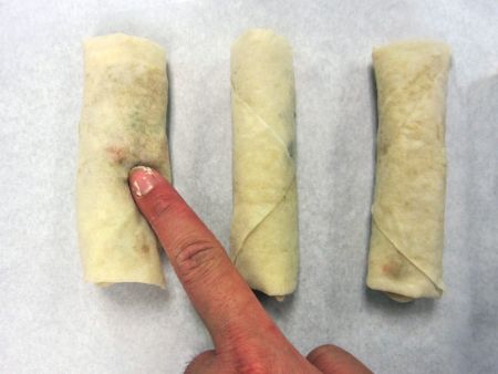 Spring Rolls that are loosely filled