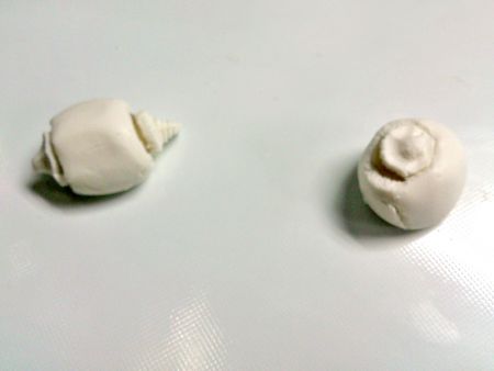 Tang yuan met barsten op het oppervlak