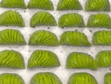 Har Gow'lar mükemmel şekilde şekillendirilmiş ve güzel renklere sahip