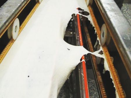 La Lachha Paratha, una sottile pasta sfoglia, si rompe a causa della mancanza di glutine ed elasticità