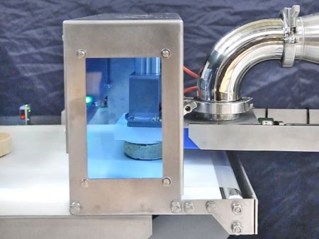 The filling system presses Kubba Mosul into round patties