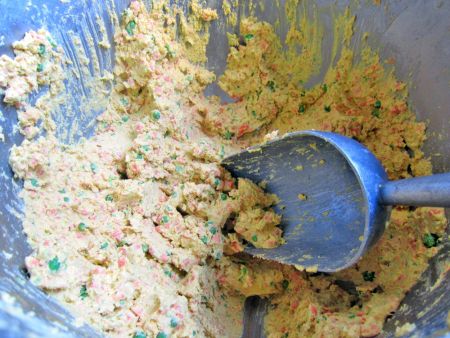 The filling was too viscos and therefore stuck on the hopper