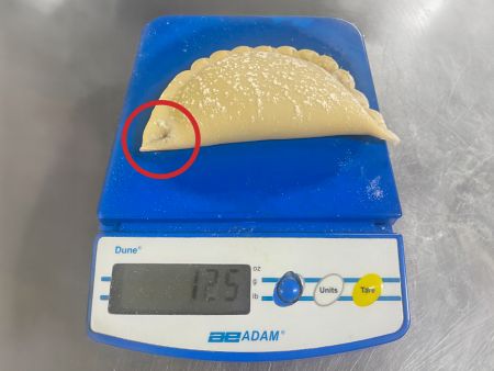 Den første vinkel på formningen er ikke dannet korrekt, hvilket forårsager deformation