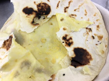 Độ kết cấu và đồng nhất của một miếng Roti đã nấu