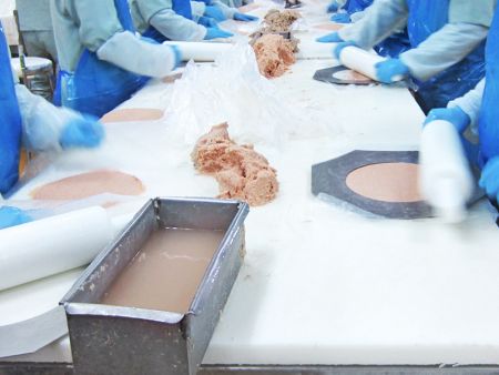 Traditional Kubba Mosul production is labor and time consuming