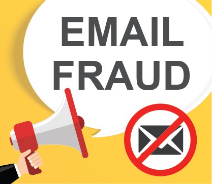 Paziņojums par krāpnieciskiem e-pastiem un interneta krāpšanu