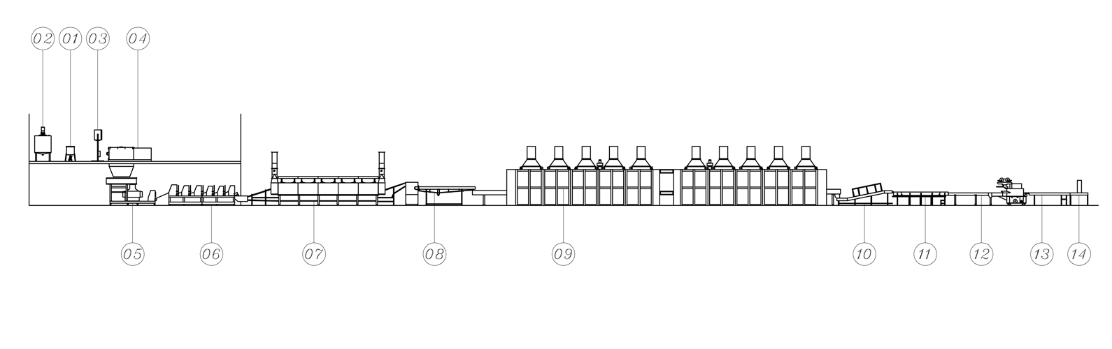 Automatic Dried Noodle (Ramen) Production Line - LTD-600 | Automatic Dried Noodle (Ramen) Production Line