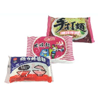 .速食袋麵(摺疊麵) - ()