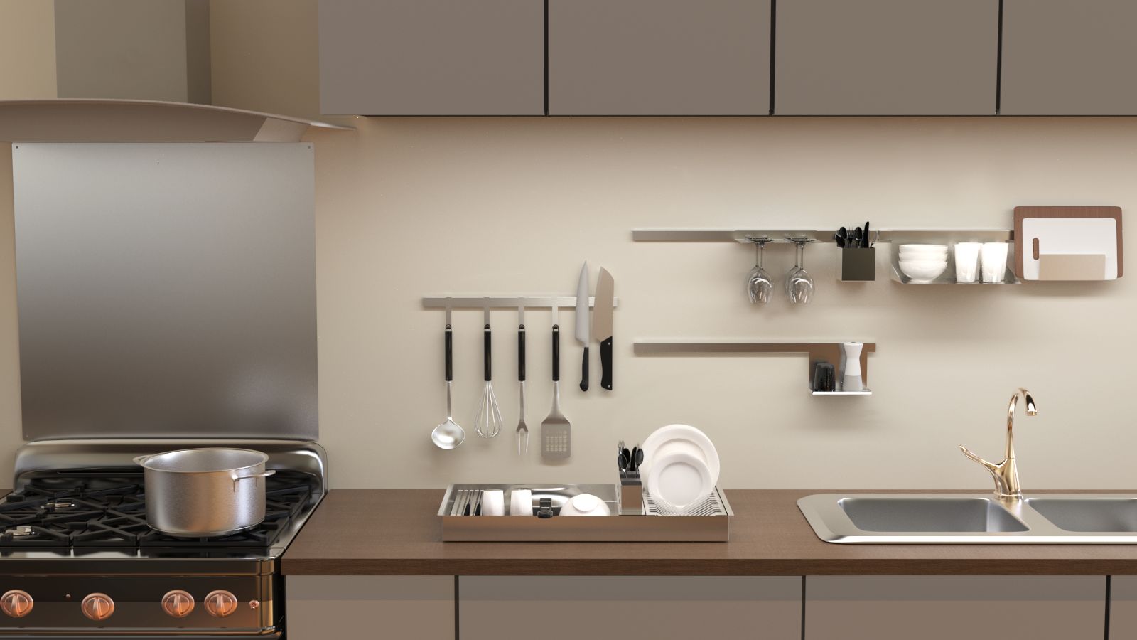 Rangement et décoration de cuisine