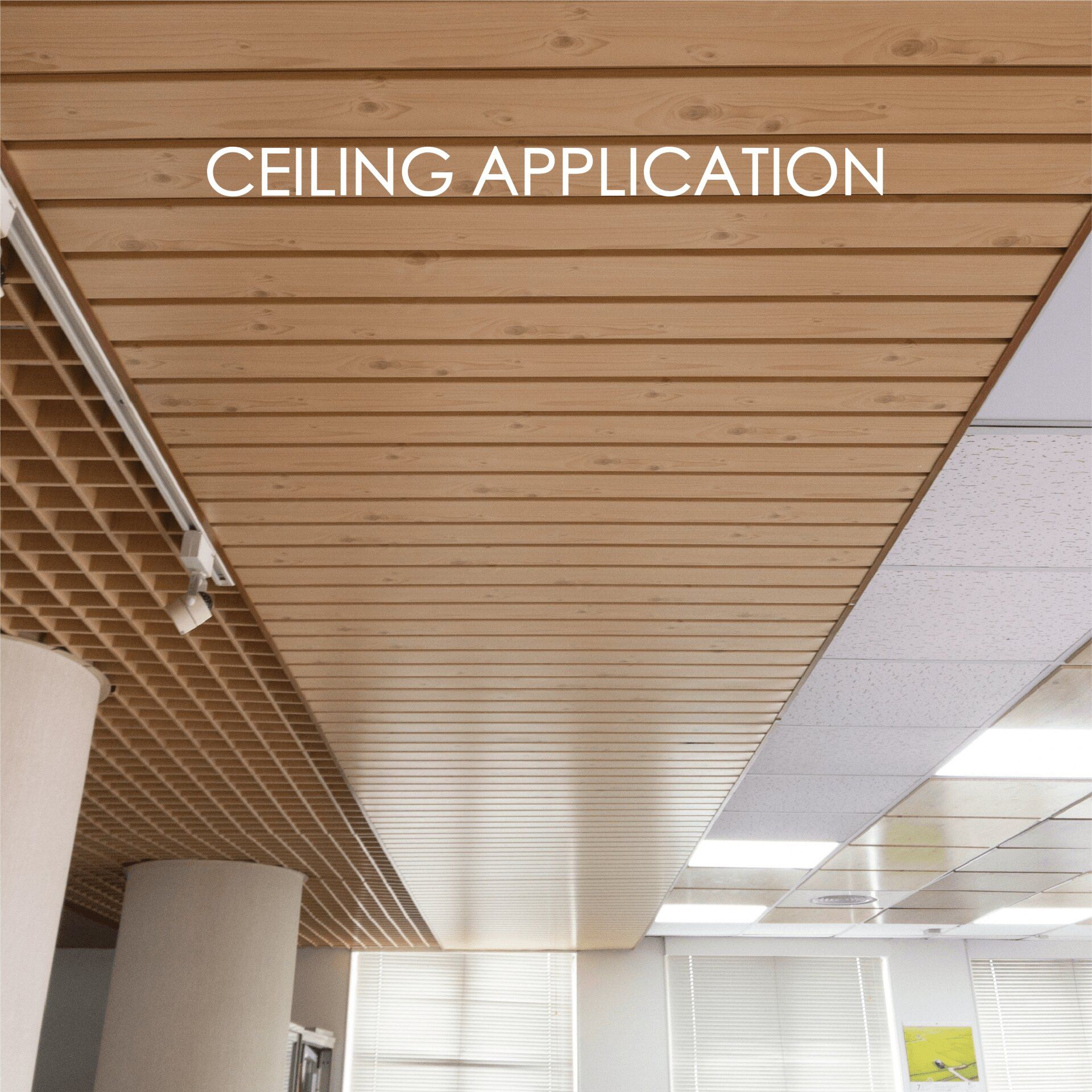 Sử dụng kim loại phủ laminate để làm trần nhà tạo thêm tính thẩm mỹ và độ bền