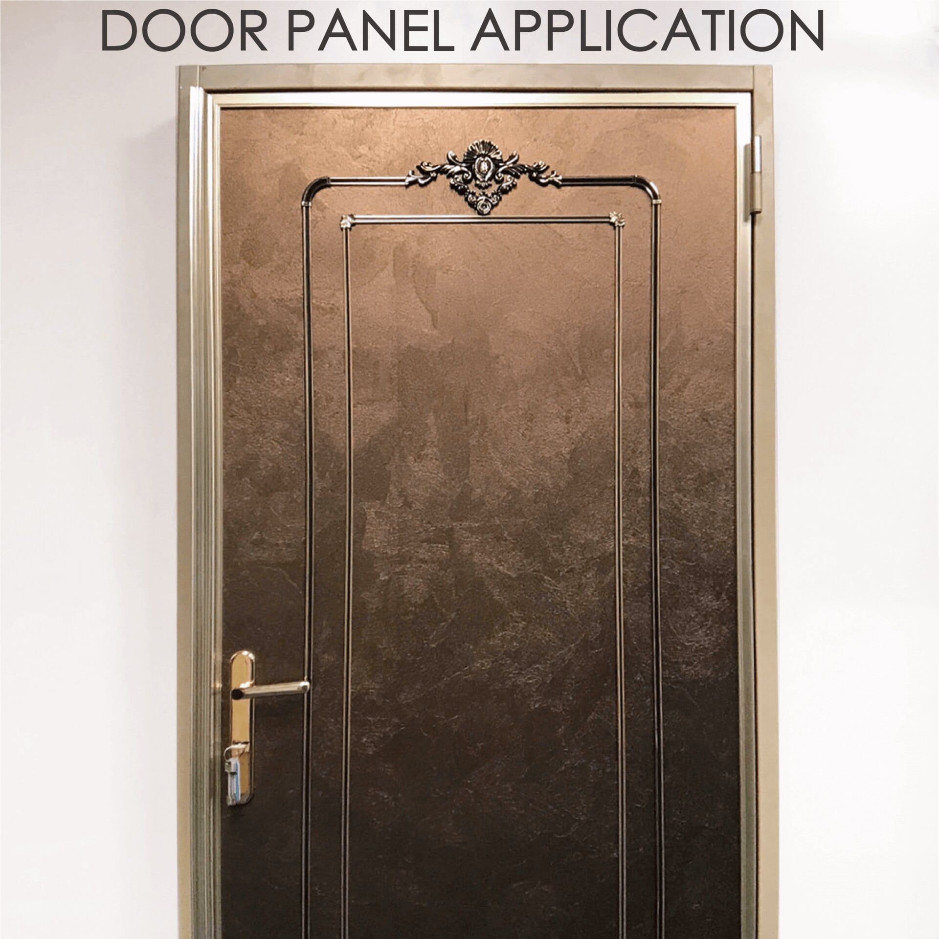 Mengganti pintu kayu dengan logam laminasi dapat meningkatkan keamanan dan daya tahan