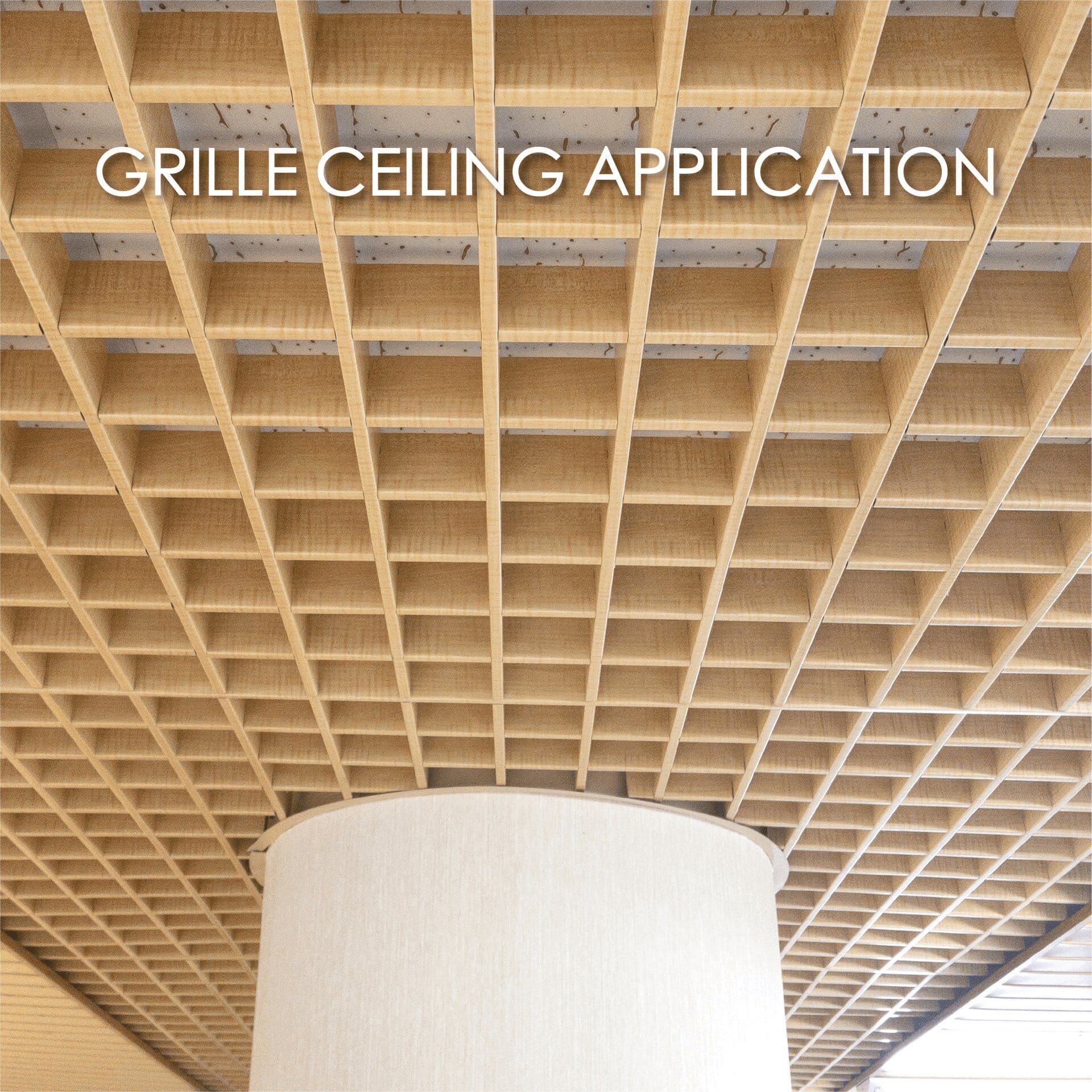 選用覆膜金屬製作格柵天花板能增加裝飾性和耐用性