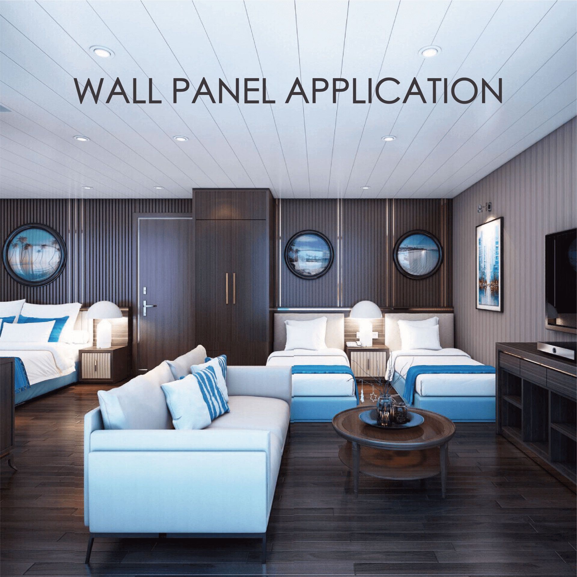 Aplikace stěnového panelu