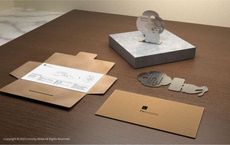 不鏽鋼禮品 - 使用聯琦金屬優良不鏽鋼製成的兔子造型名片收納座