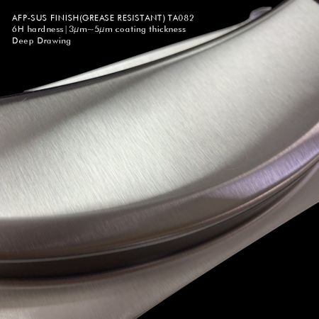 AFP-SUS_Finish-Ncc_TA082(Imitasjonstitanbelagt rustfritt stål)-Dyptrekking