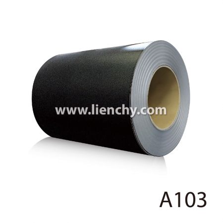 Yıldızlı Siyah PVC Film Kaplamalı Metal bobin