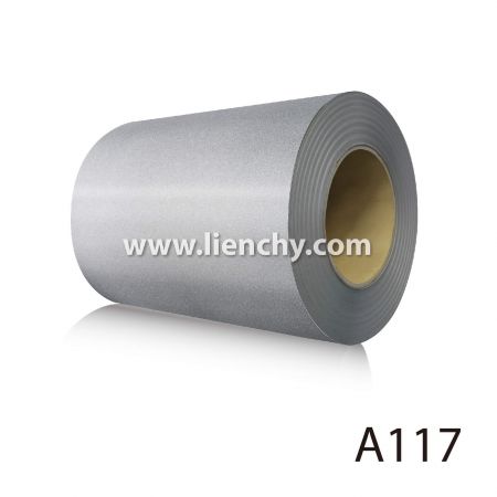 Champagne Silver PVC Film Laminated Metal coil