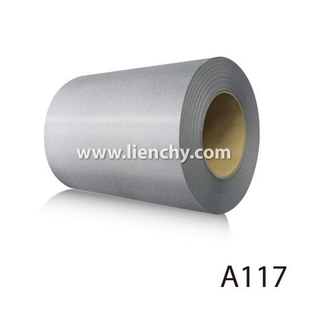 Cuộn Kim loại phủ Film PVC màu Champagne Silver