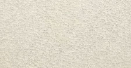 Ivory Leather PVC Film Laminated Metal - PVC laminated metal panel featuring a smooth, fine leather grain texture and a soft ivory-white tone.