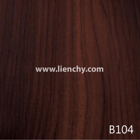 Red Cherrywood Grain PVC Pre-coated Metal film