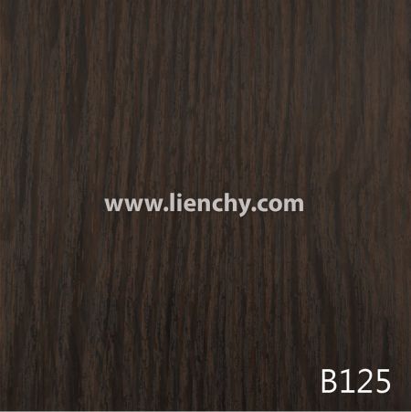 Fekete szantálfa mintázatú PVC előre bevonatolt fém fólia