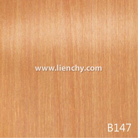 ゴールデンオークグレインPVCプリコートメタルフィルム