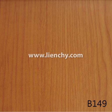 장미목재 무늬 PVC 사전 코팅 금속 필름