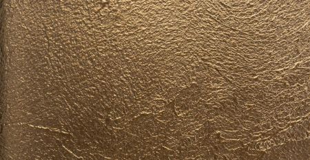 Metal laminado con textura de friso de latón - Color metálico similar al latón, textura 3D Apariencia de placa de metal laminado con textura de friso de latón PVC