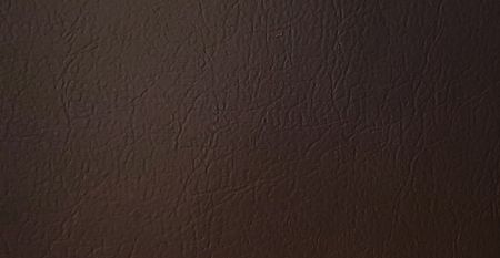 Brown Leather PVC Film Laminated Metal - Brown Leather PVC Laminated Metal with a deep brown tone and subtle leather-like sheen