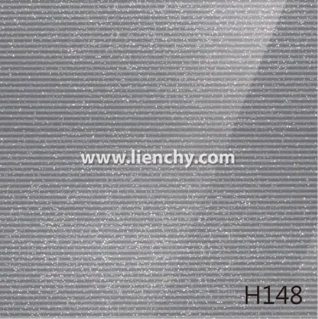 Film de métal laminé à rayures argentées (PVC+PET)