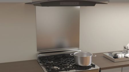 Kovový kuchyňský panel