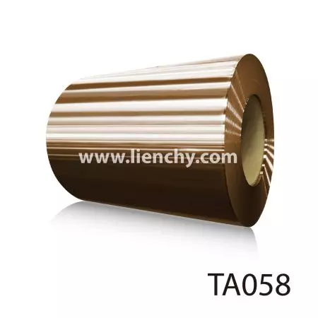 Bobina de aço inoxidável preto de ouro rosa anti-impressão digital