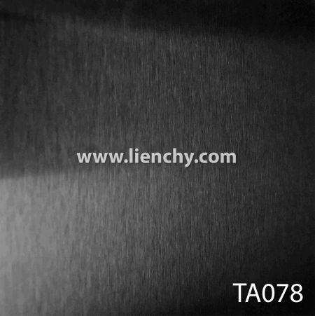 トレンディなブラックの指紋防止ステンレス鋼フィルム