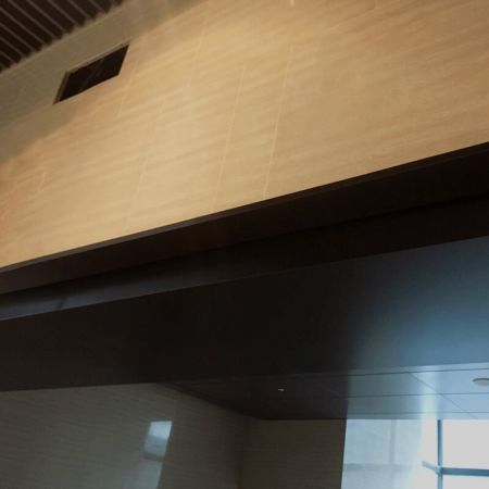 Laminated steel product for building material - ceiling