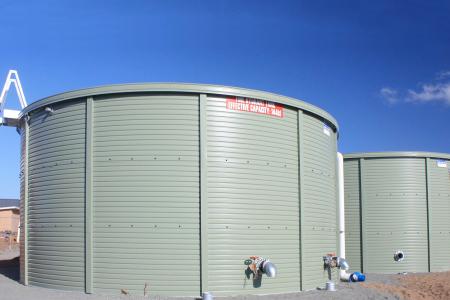 Gıda Sınıfı Lamine Metal Uygulaması - Su Güvenlik Depo Tankı