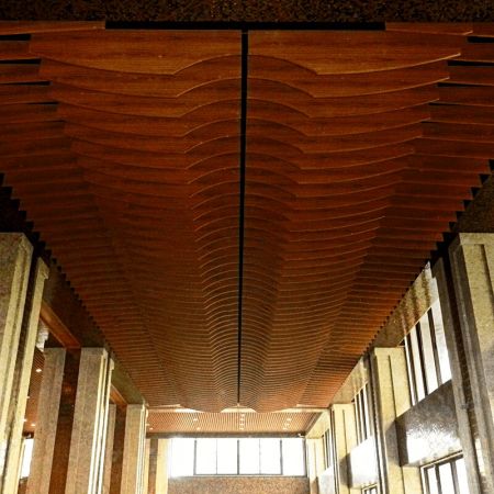 覆膜鋼板金屬建築材料-格柵天花板