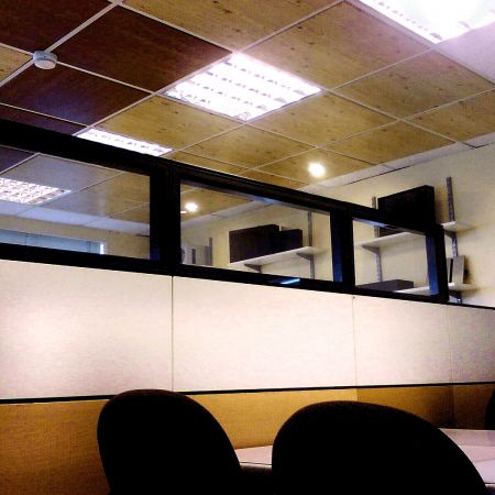 覆膜鋼板金屬建築材料-辦公室屏風隔間