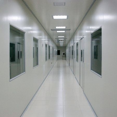 Laminated steel product for building material - clean room sandwich panel
