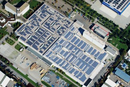 PVDF - نظام تركيب الطاقة الشمسية على السقف