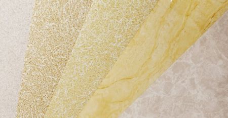 Steenstructuur serie gelamineerd metaal.